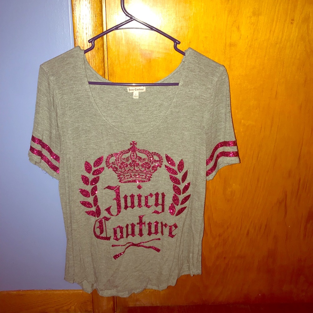 Juicy Couture glitter tshirt